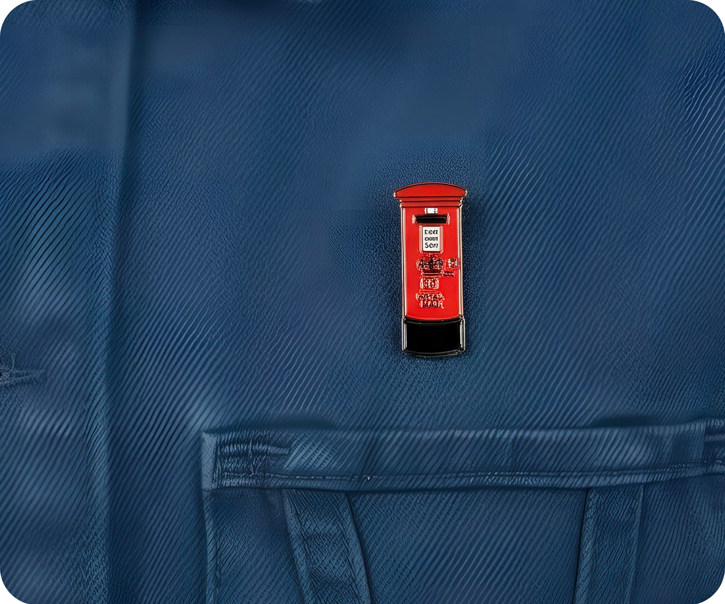 Red Post Letter Box Pin Badge