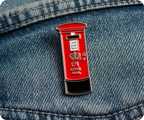 Red Post Letter Box Pin Badge