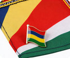 Mauritius Flag Pin Badge