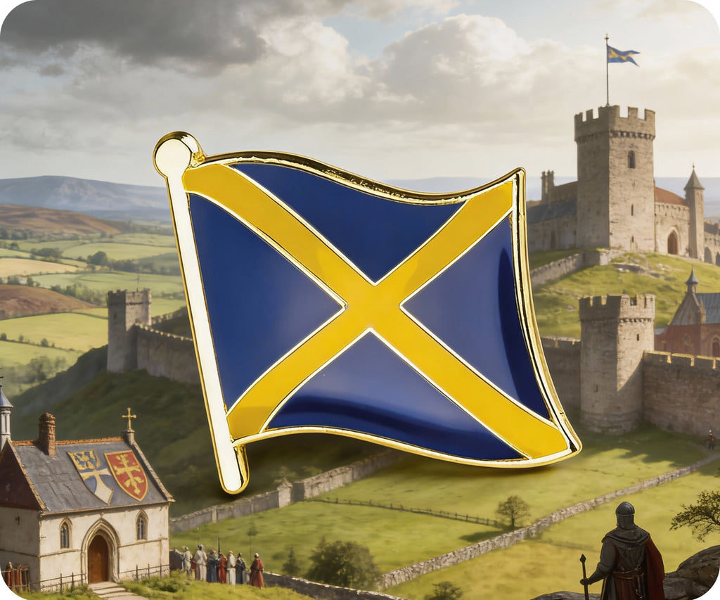 Mercia Anglo-Saxons Heptarchy Flag Pin Badge