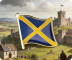 Mercia Anglo-Saxons Heptarchy Flag Pin Badge