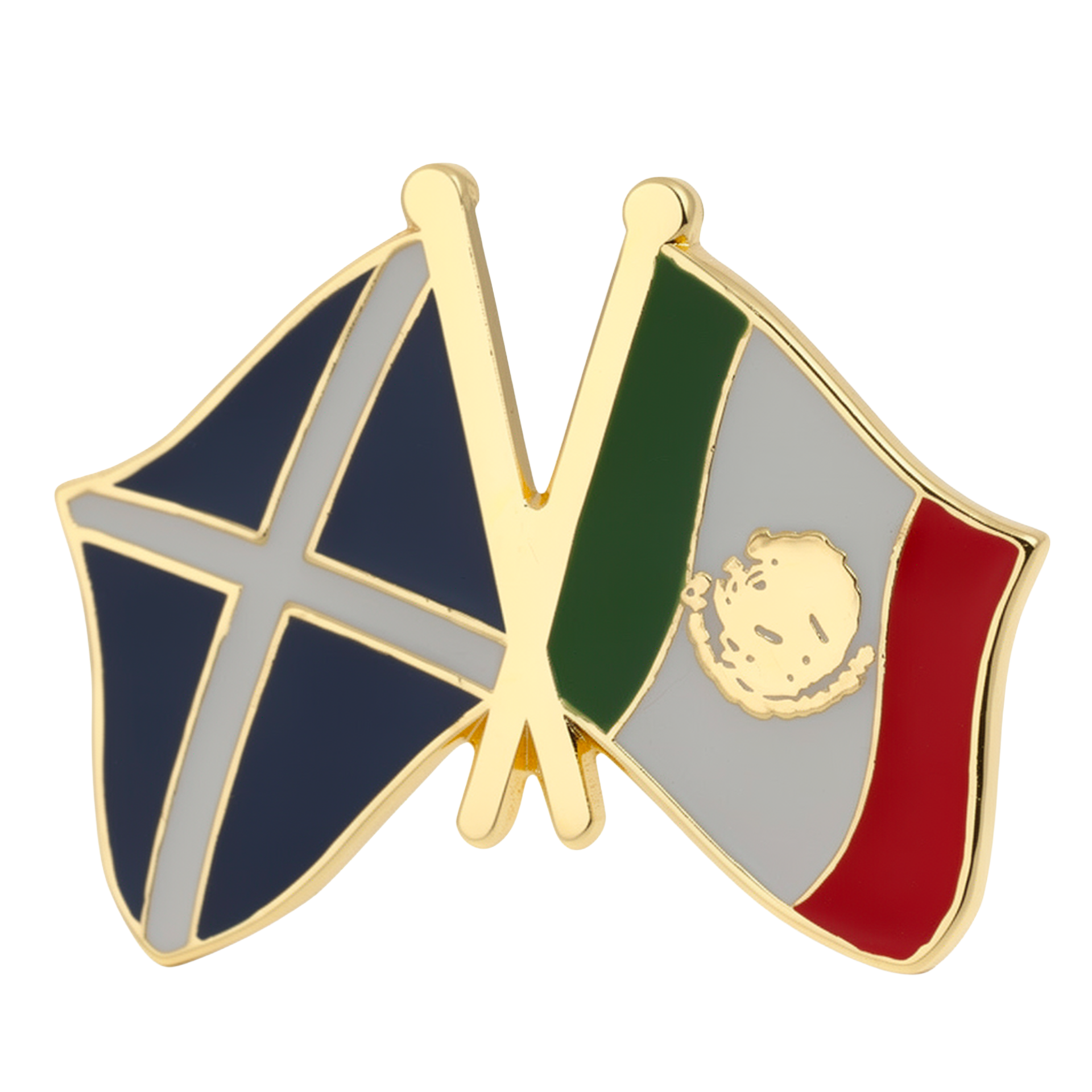 Scotland & Mexico Friendship Pin Badge