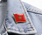 Morocco Flag Pin Badge