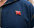 Morocco Flag Pin Badge
