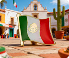 Mexico Flag Pin Badge