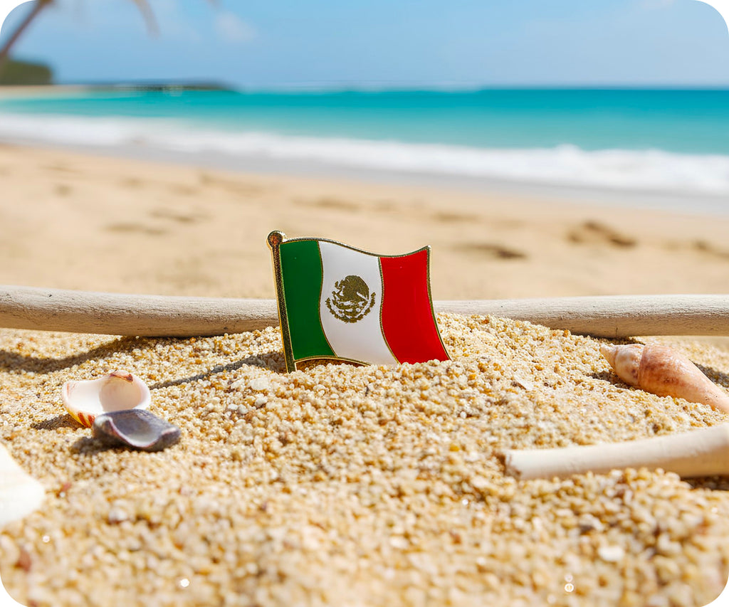 Mexico Flag Pin Badge