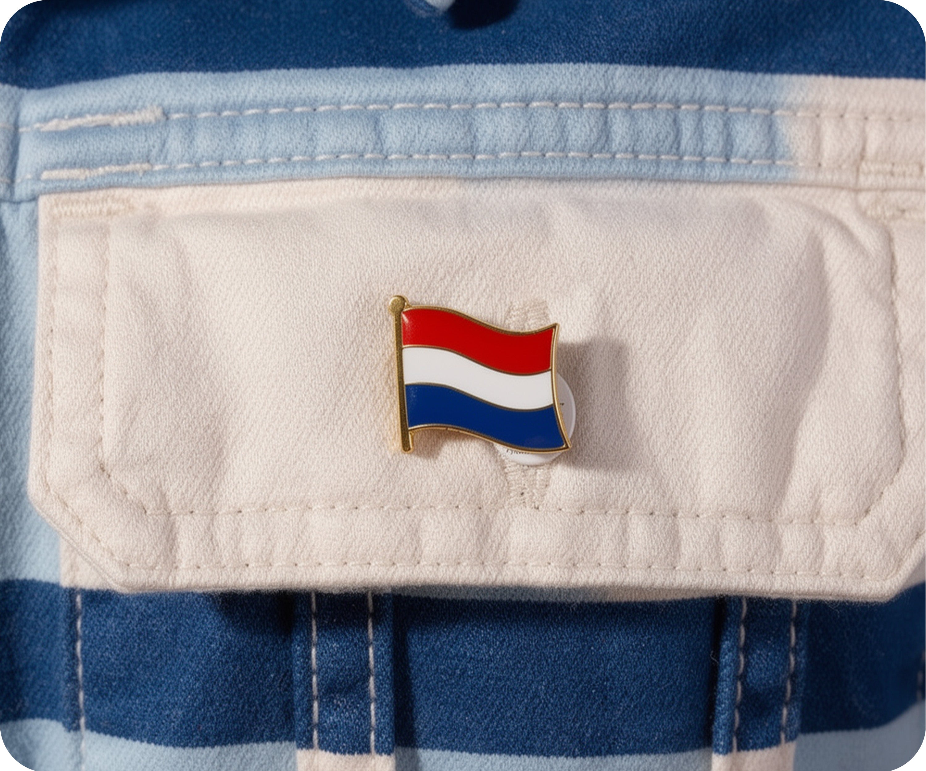 Netherlands Flag Pin Badge