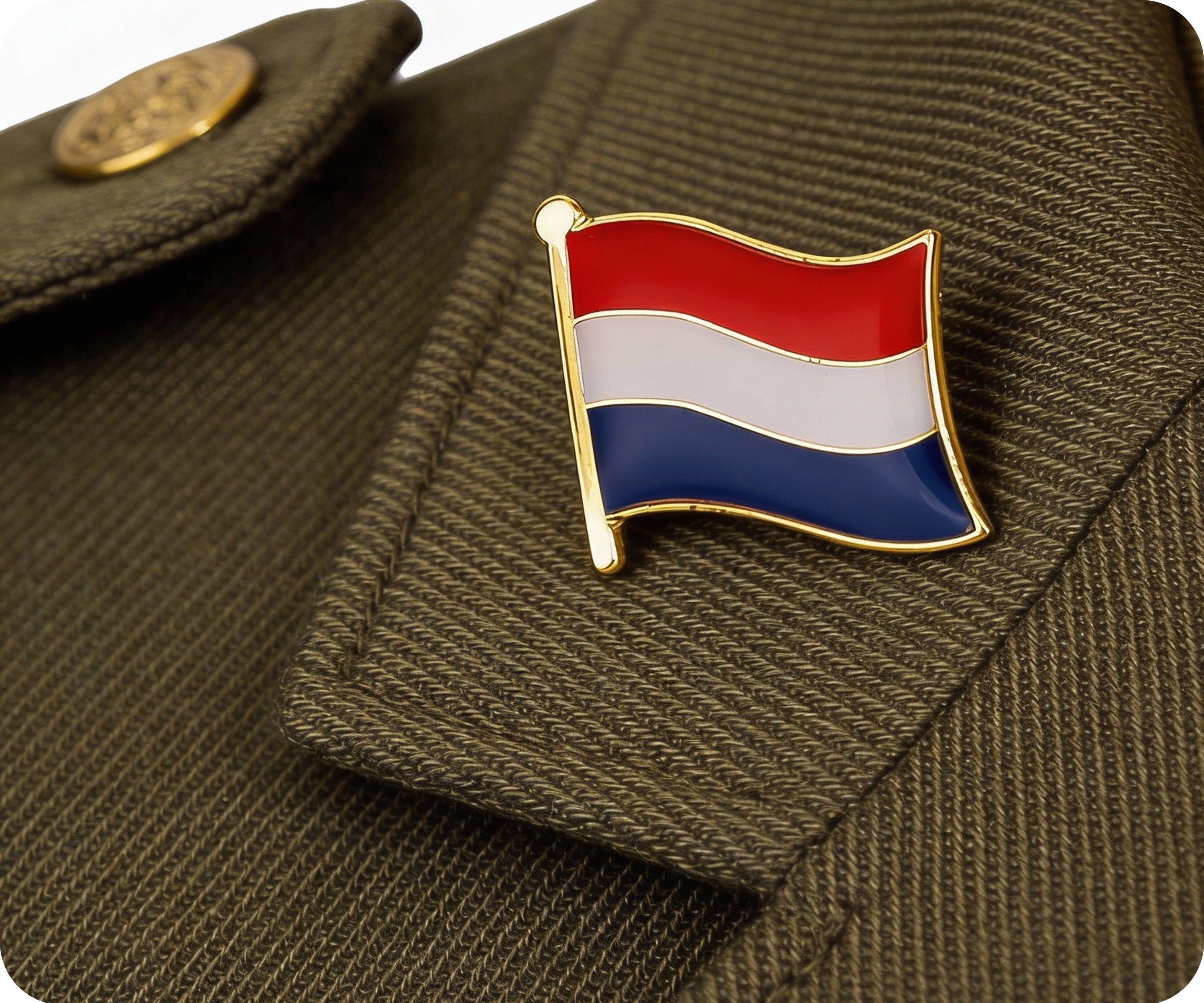 Netherlands Flag Pin Badge