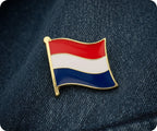 Netherlands Flag Pin Badge