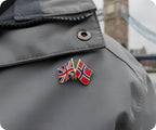 United Kingdom & Norway Friendship Pin Badge