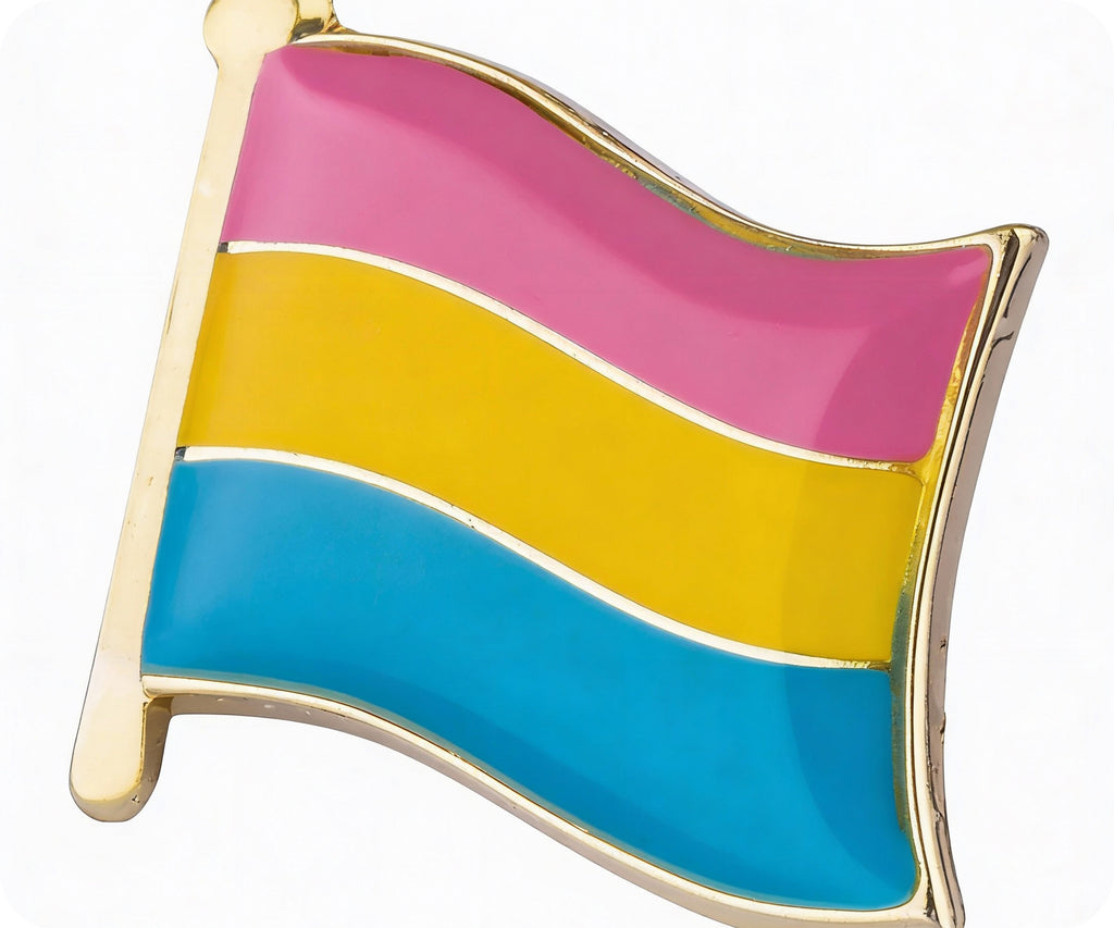 Pansexual Flag Pin Badge
