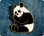 Panda Bear Pin Badge