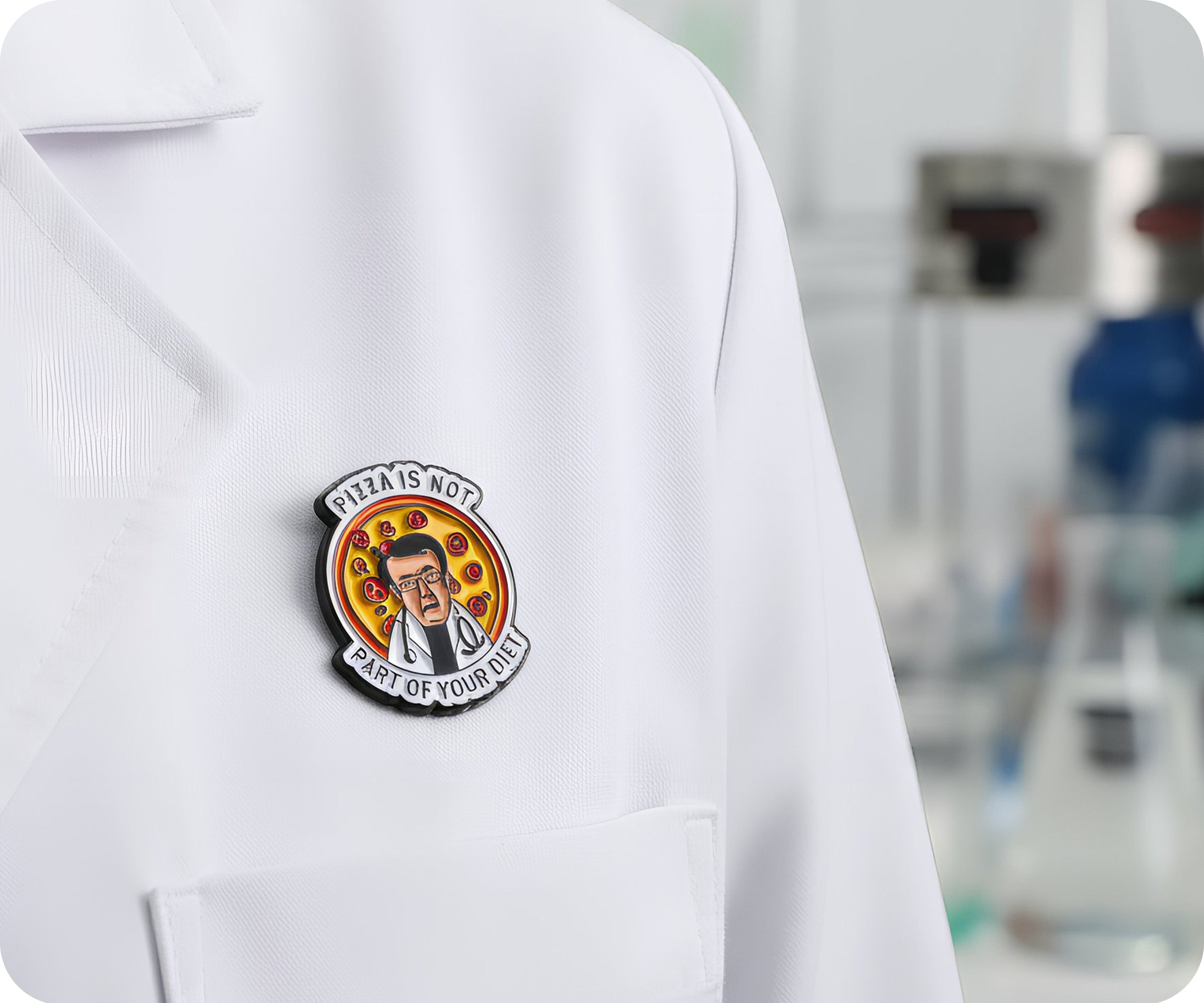 Pizza Is Not Part OF Your Diet Pin Badge