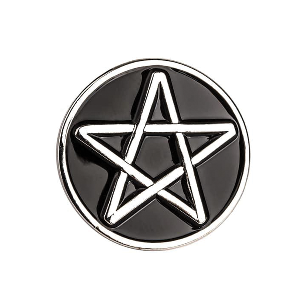 Pentagram Star Pin Badge Main image