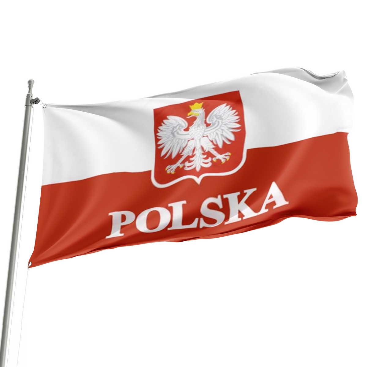 Polska Flag Poland Polish Polska Flag' Poster, Picture, Metal Print,