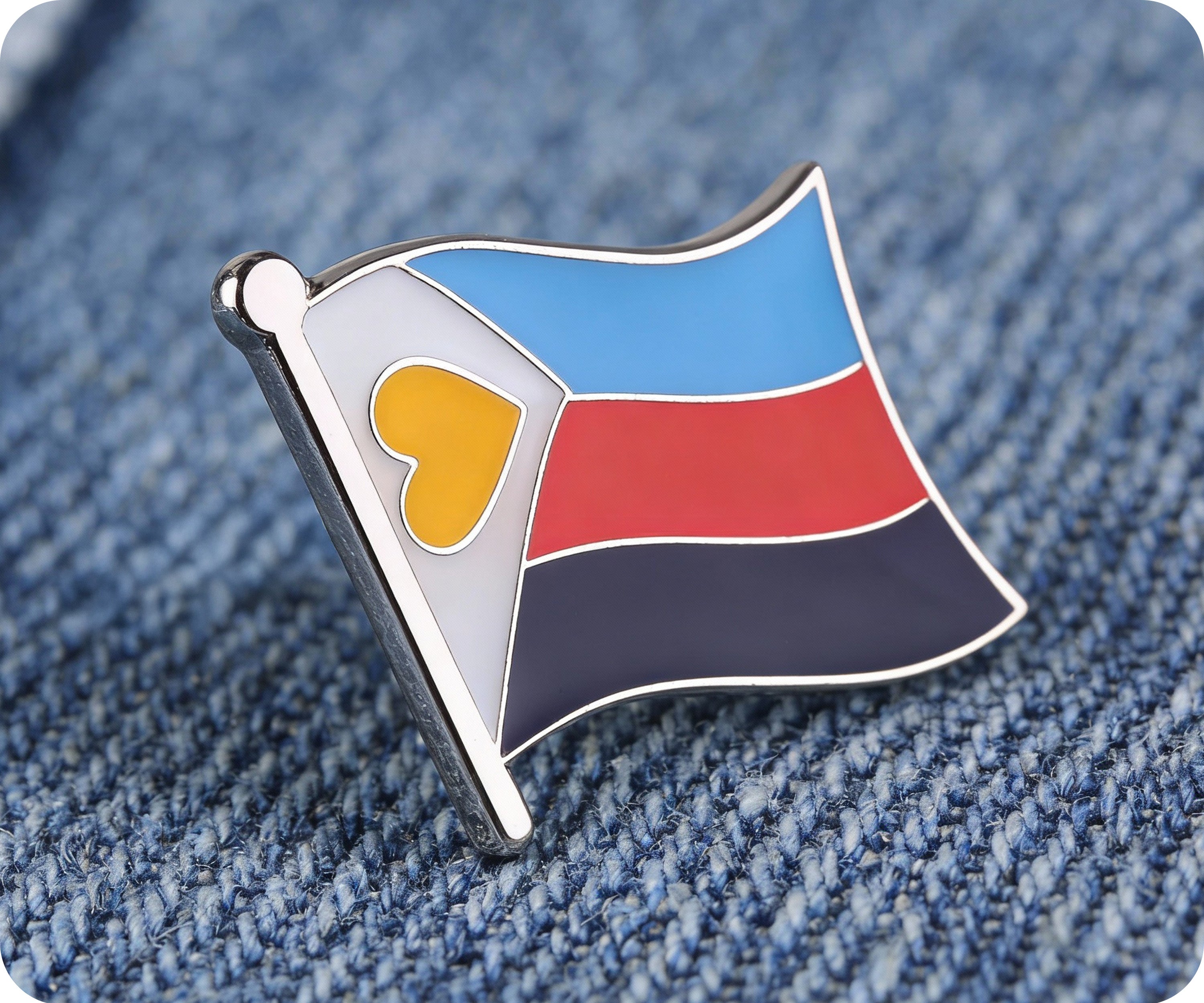 Polymory Flag Pin Badge Secondary image