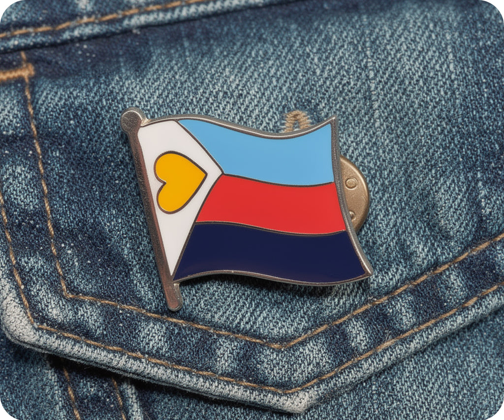 Polymory Flag Pin Badge