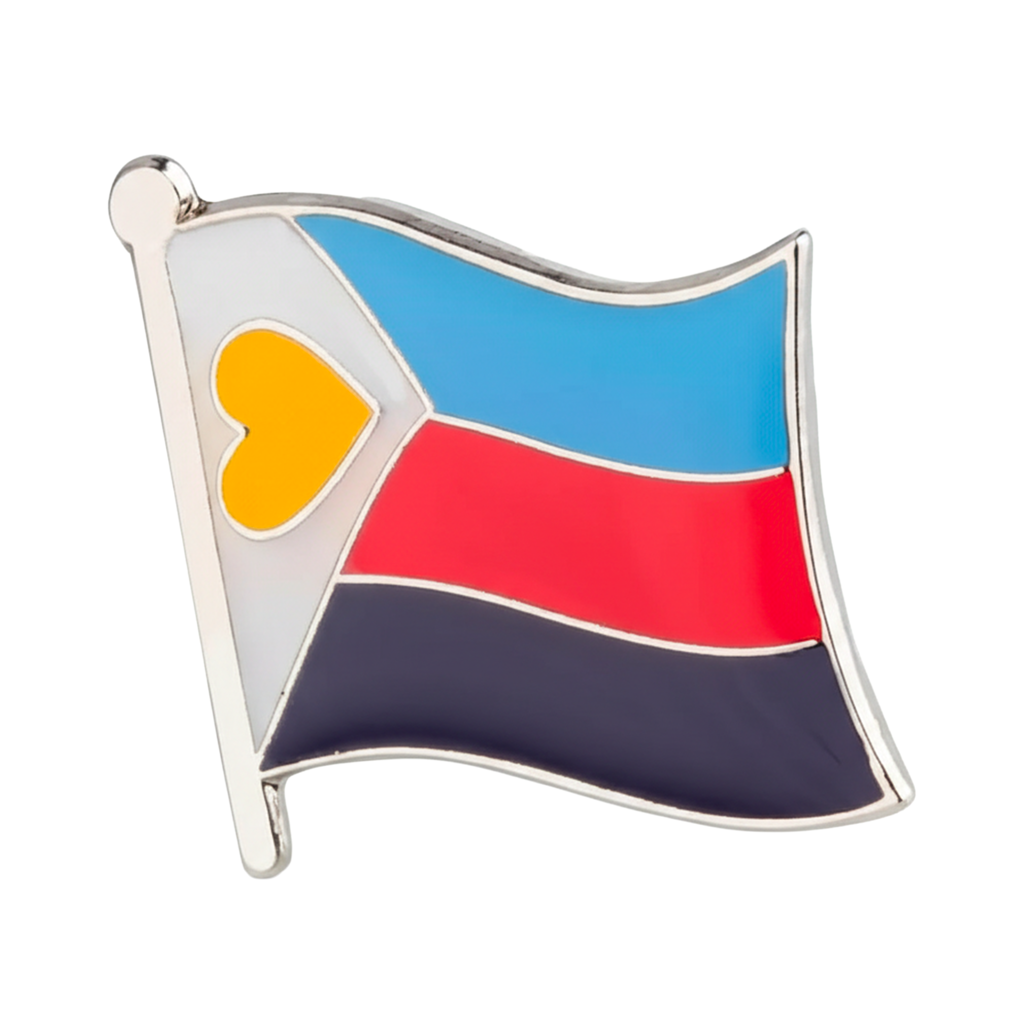 Polymory Flag Pin Badge Main image