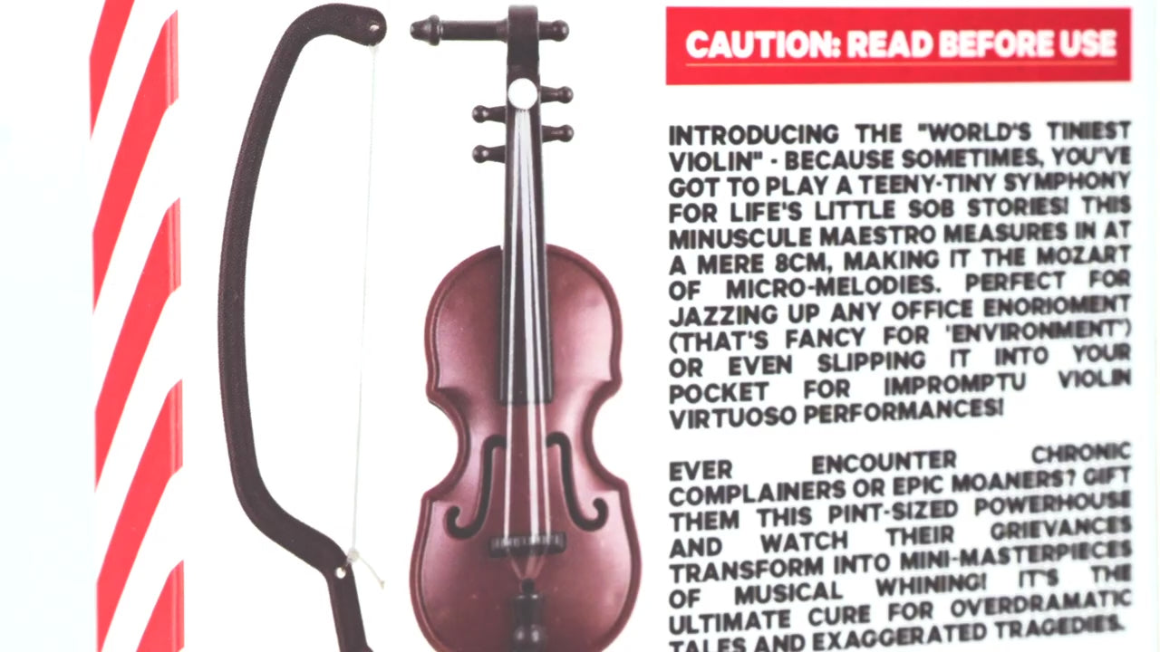 Microscopic Violin!