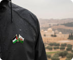 Palestine & Wales Friendship Pin Badge