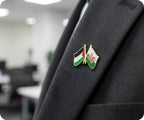 Palestine & Wales Friendship Pin Badge