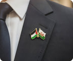 Palestine & Wales Friendship Pin Badge