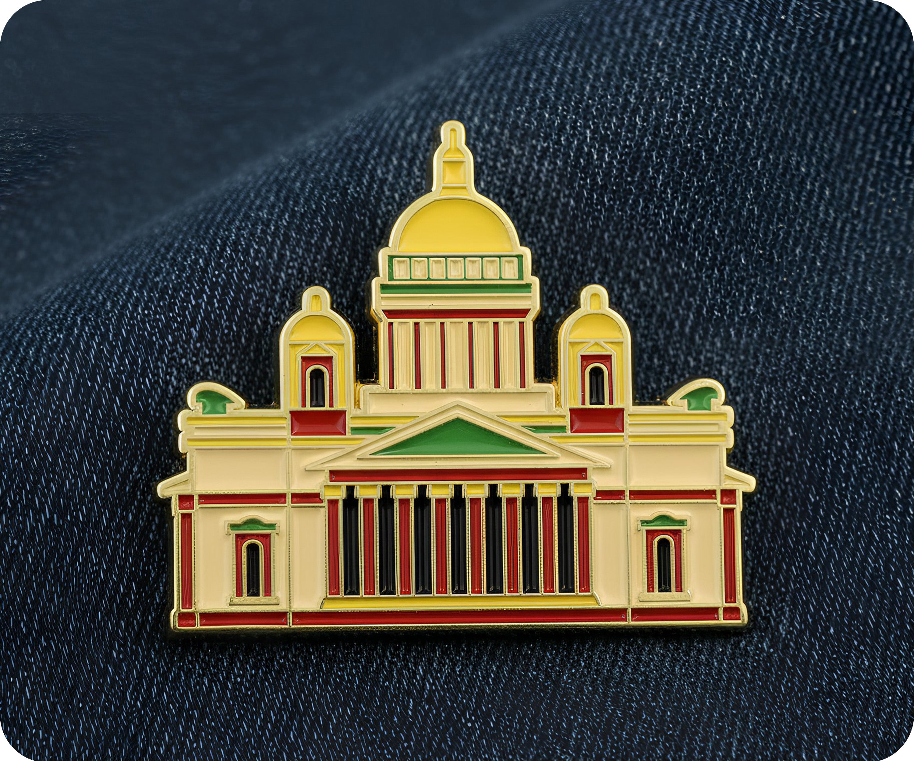 St. Isaac’s Cathedral Saint Petersburg Russia Pin Badge Secondary image