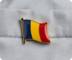 Romania Flag Pin Badge
