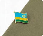 Rwanda Flag Pin Badge
