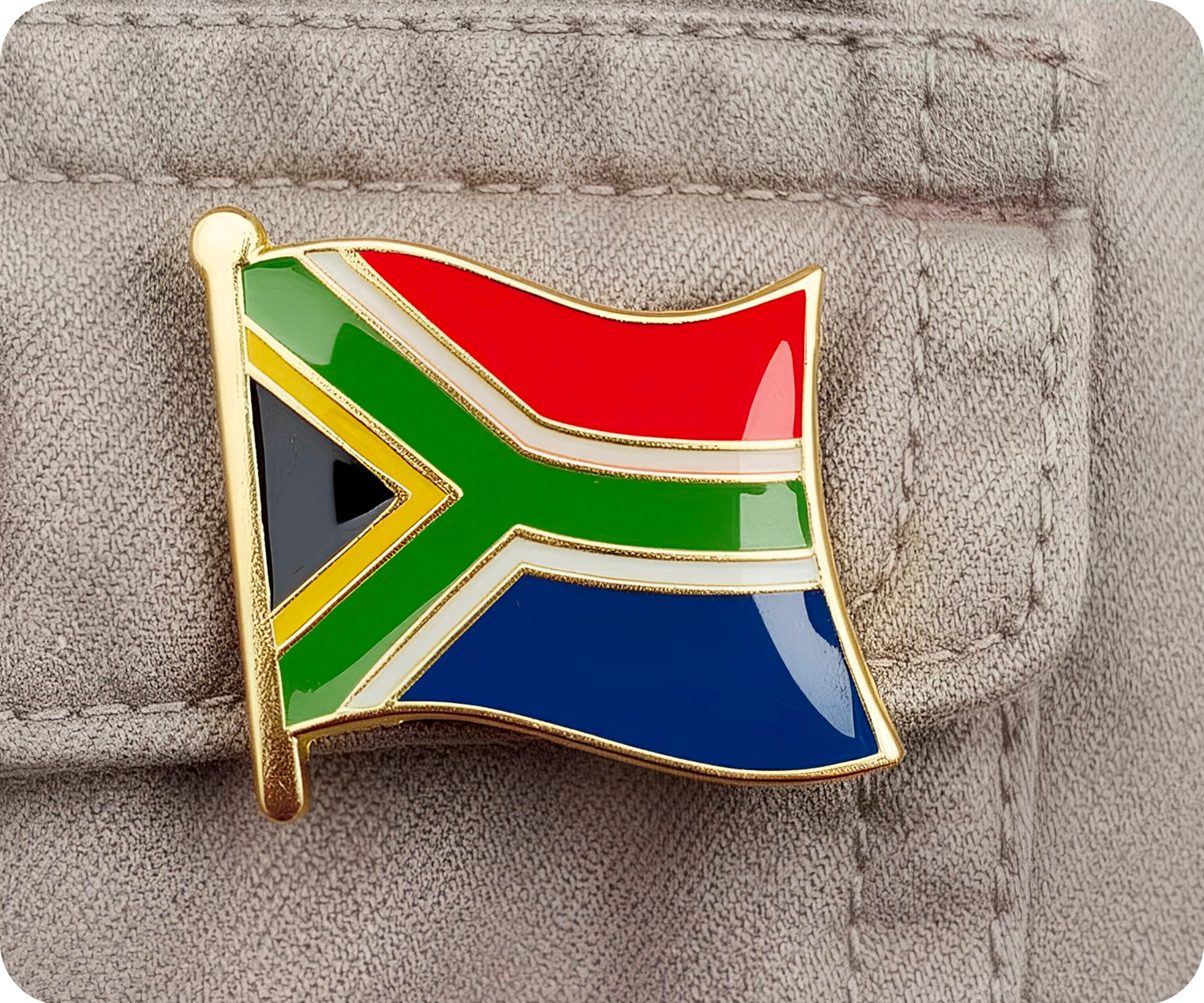 South Africa Flag Pin Badge