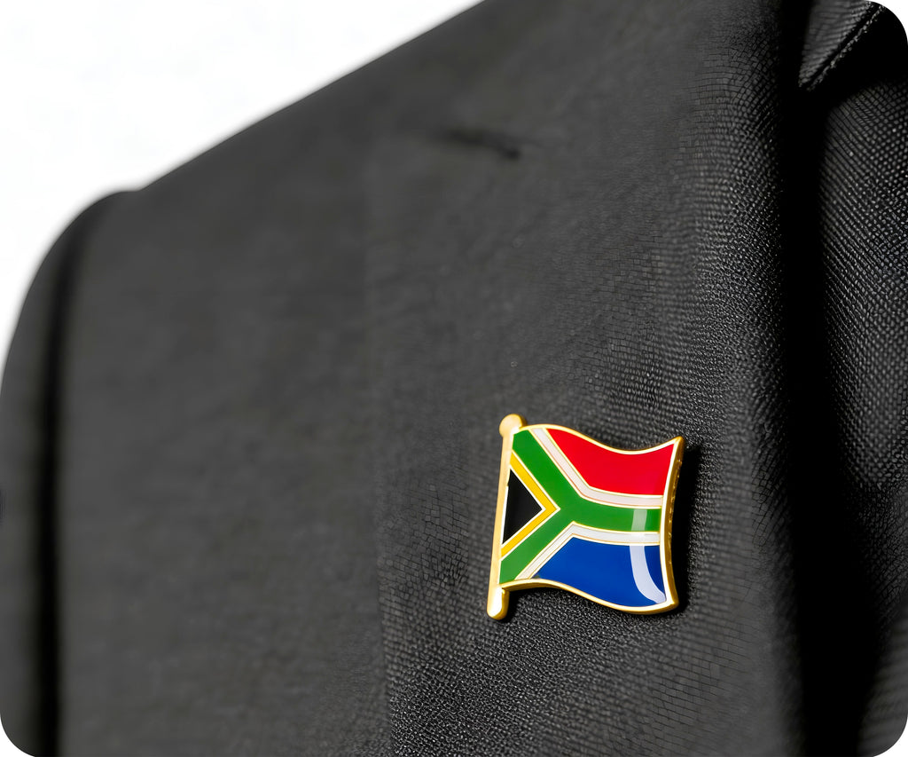 South Africa Flag Pin Badge