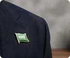 Saudi Arabia Flag Pin Badge