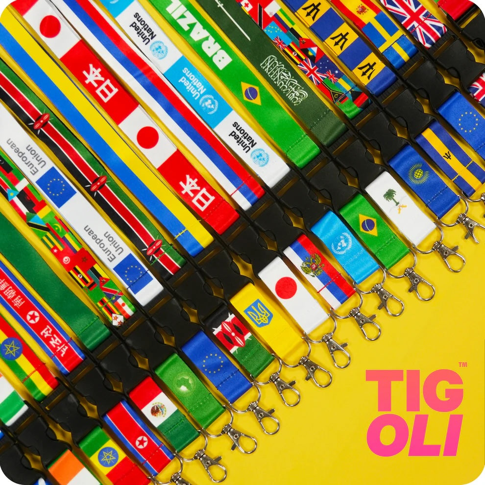 Caution Biohazard Warning Symbol Lanyard