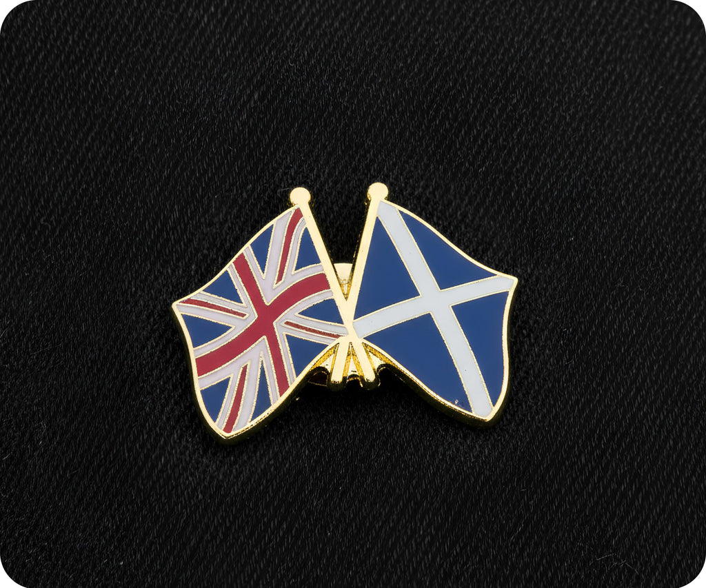 United Kingdom & Scotland Friendship Pin Badge