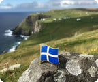 Shetland Flag Pin Badge