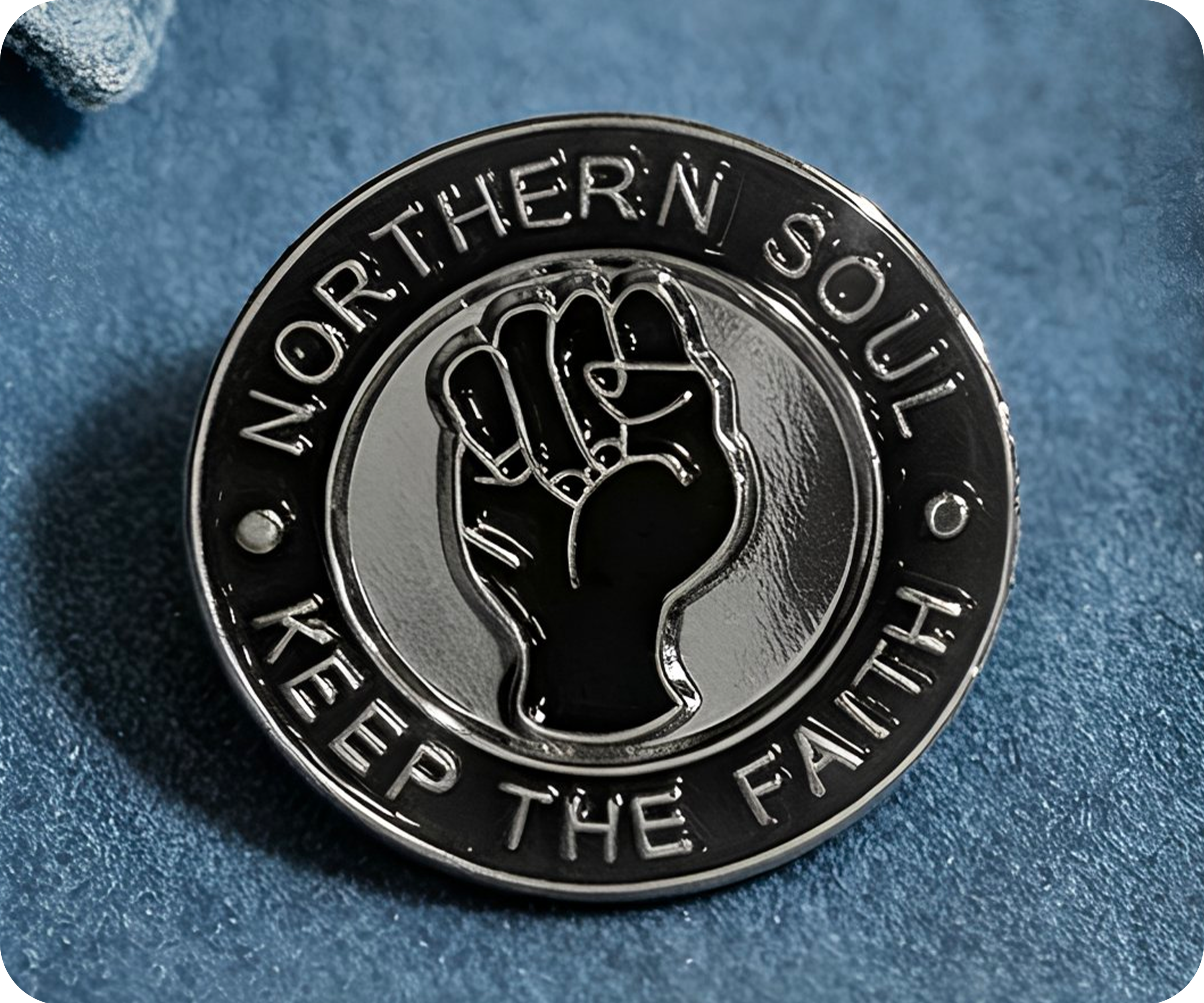 Northern Soul Pin Badge Secondary image