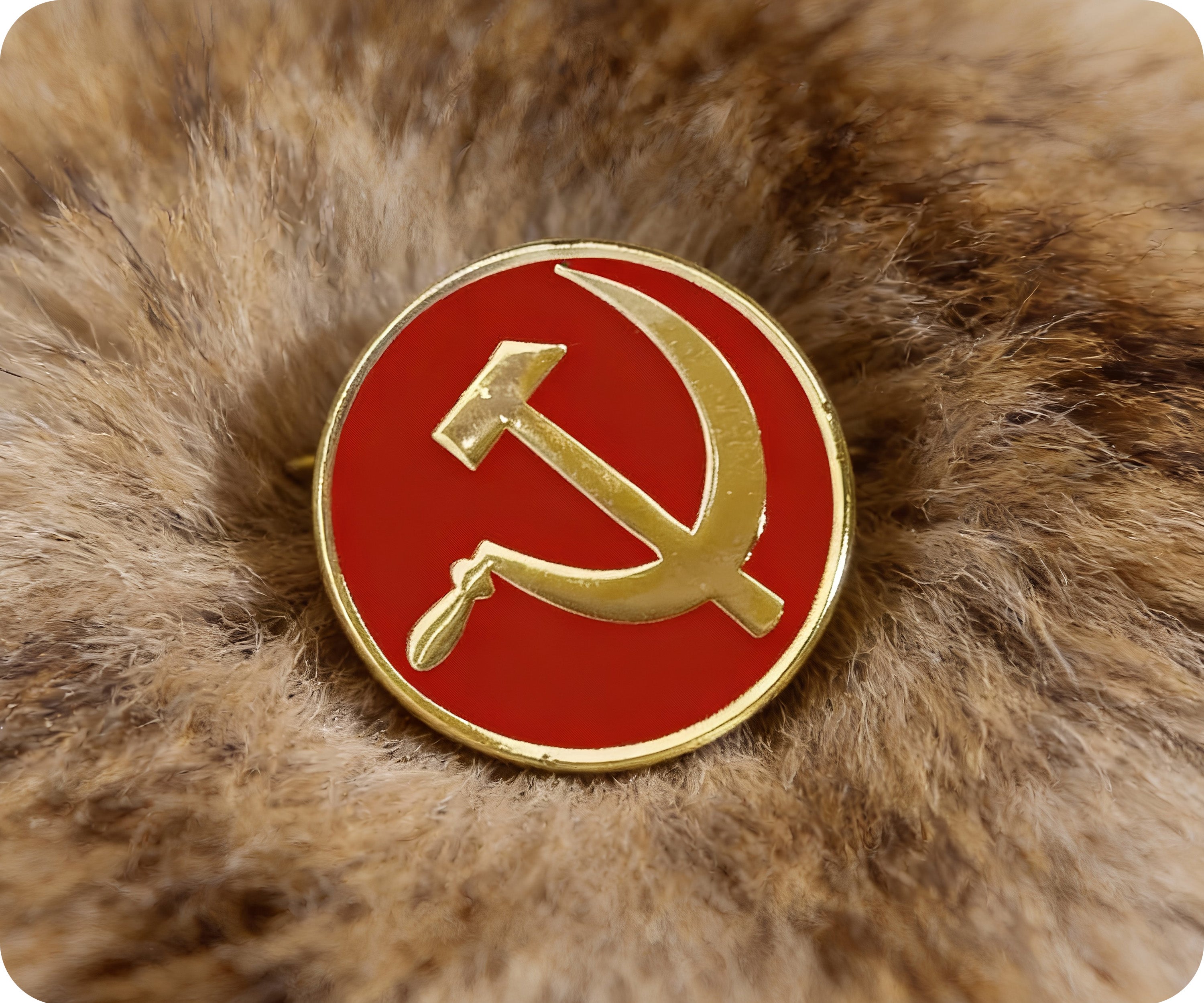Communist USSR Soviet Button Pin Badge Secondary image
