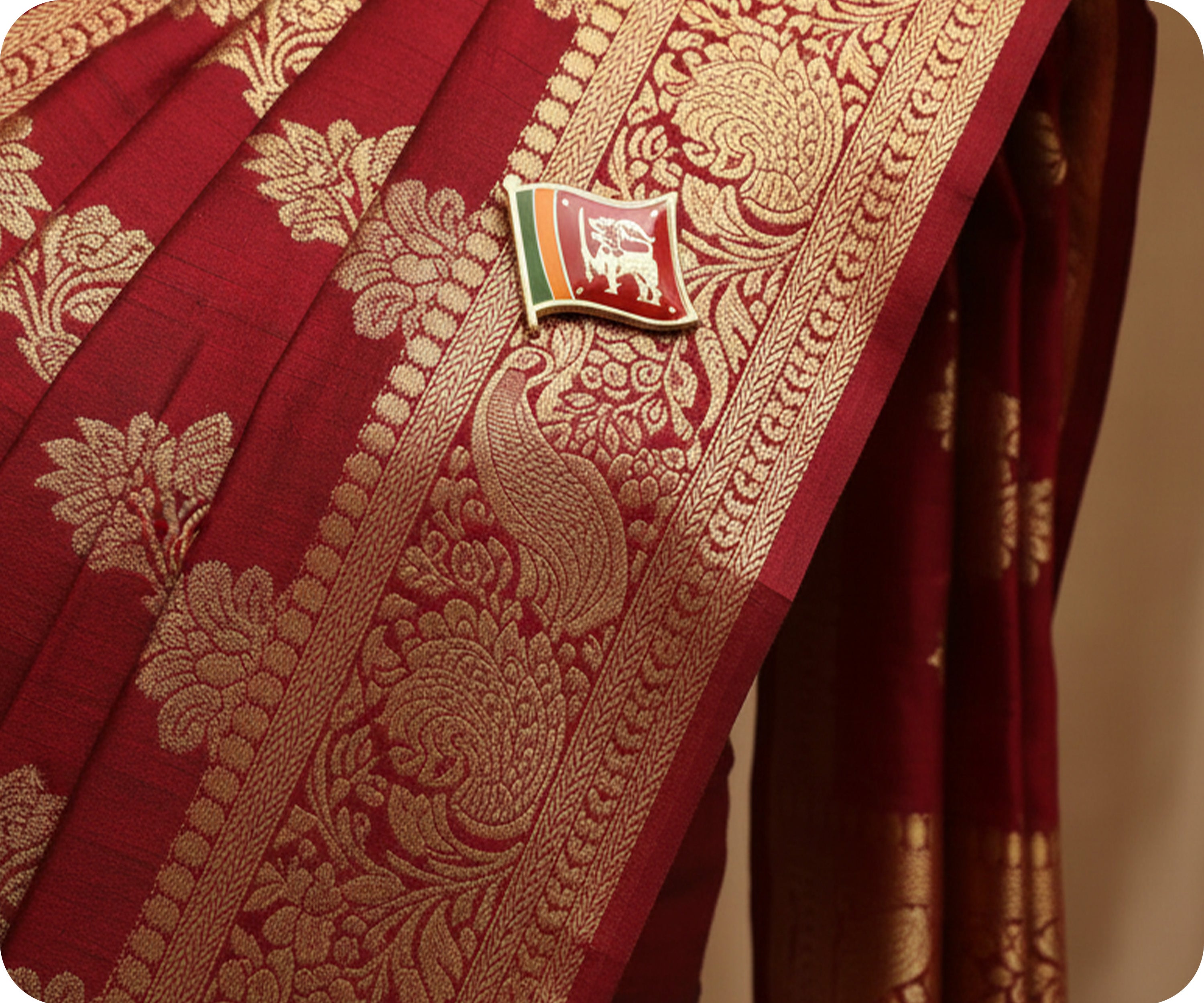 Sri Lanka Flag Pin Badge