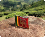 Sri Lanka Flag Pin Badge