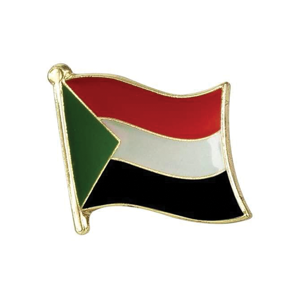 Sudan Flag Pin Badge Main image