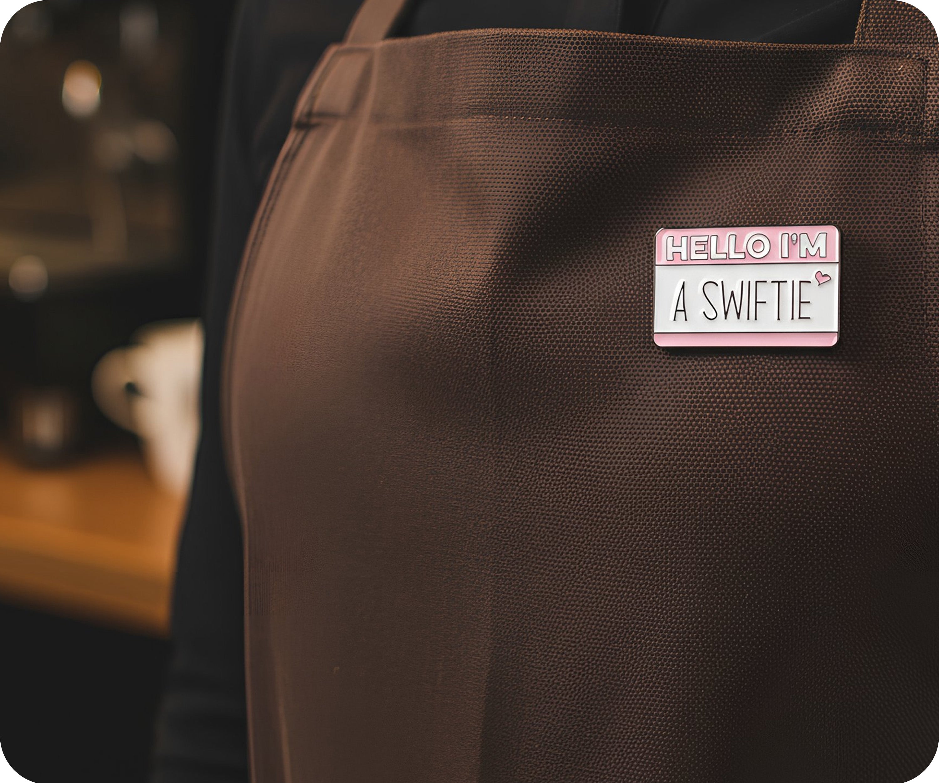 Hello I'm A Swiftie Pin Badge Secondary image