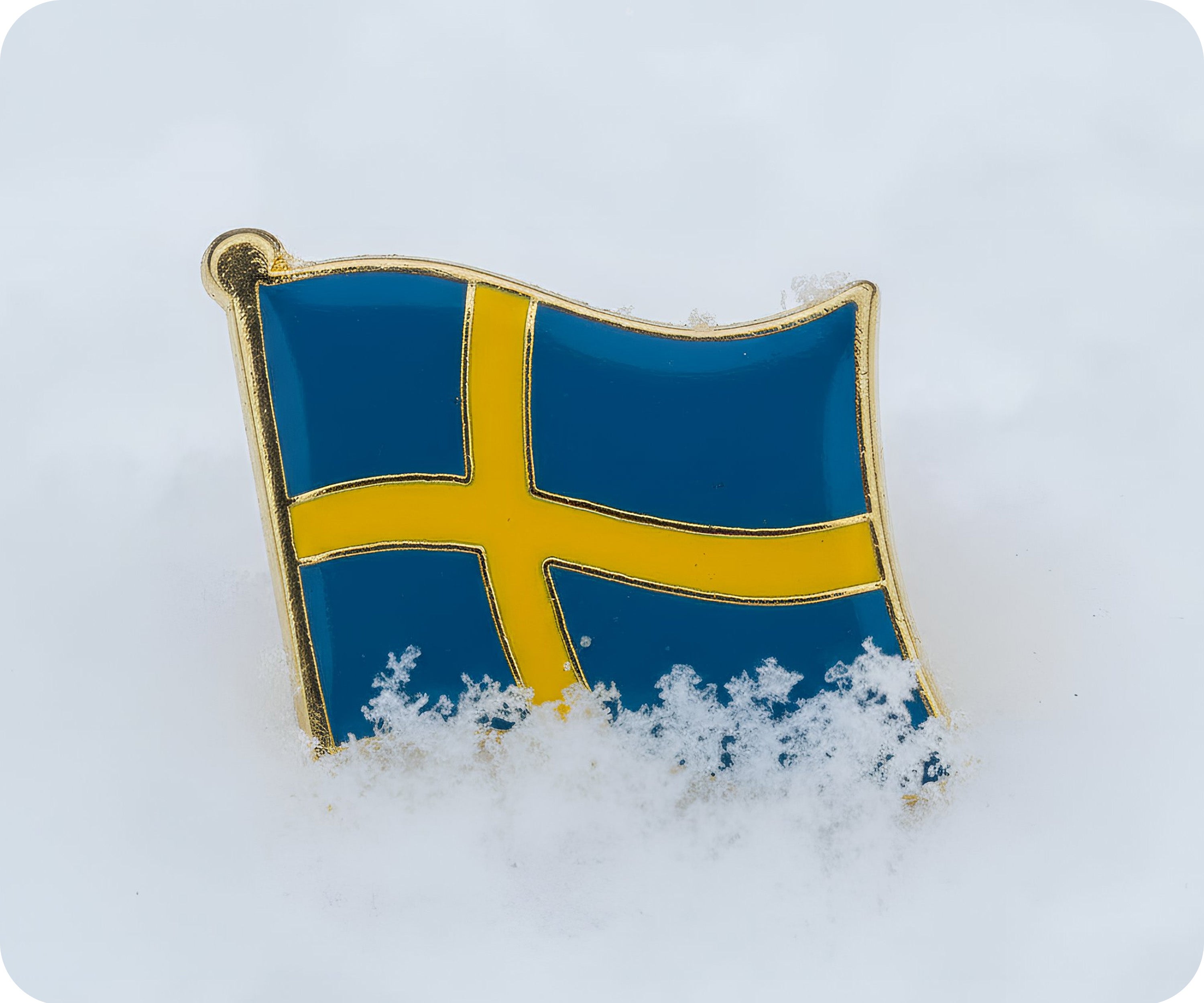 Sweden Flag Pin Badge Secondary image