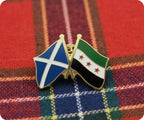 Scotland & Syria (3 Star) Friendship Pin Badge