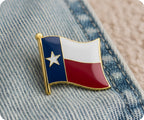 Texas U.S.A. State Flag Pin Badge