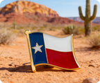 Texas U.S.A. State Flag Pin Badge