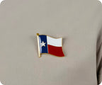 Texas U.S.A. State Flag Pin Badge