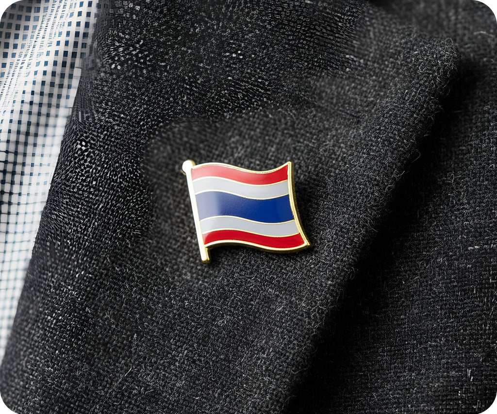 Thailand Flag Pin Badge