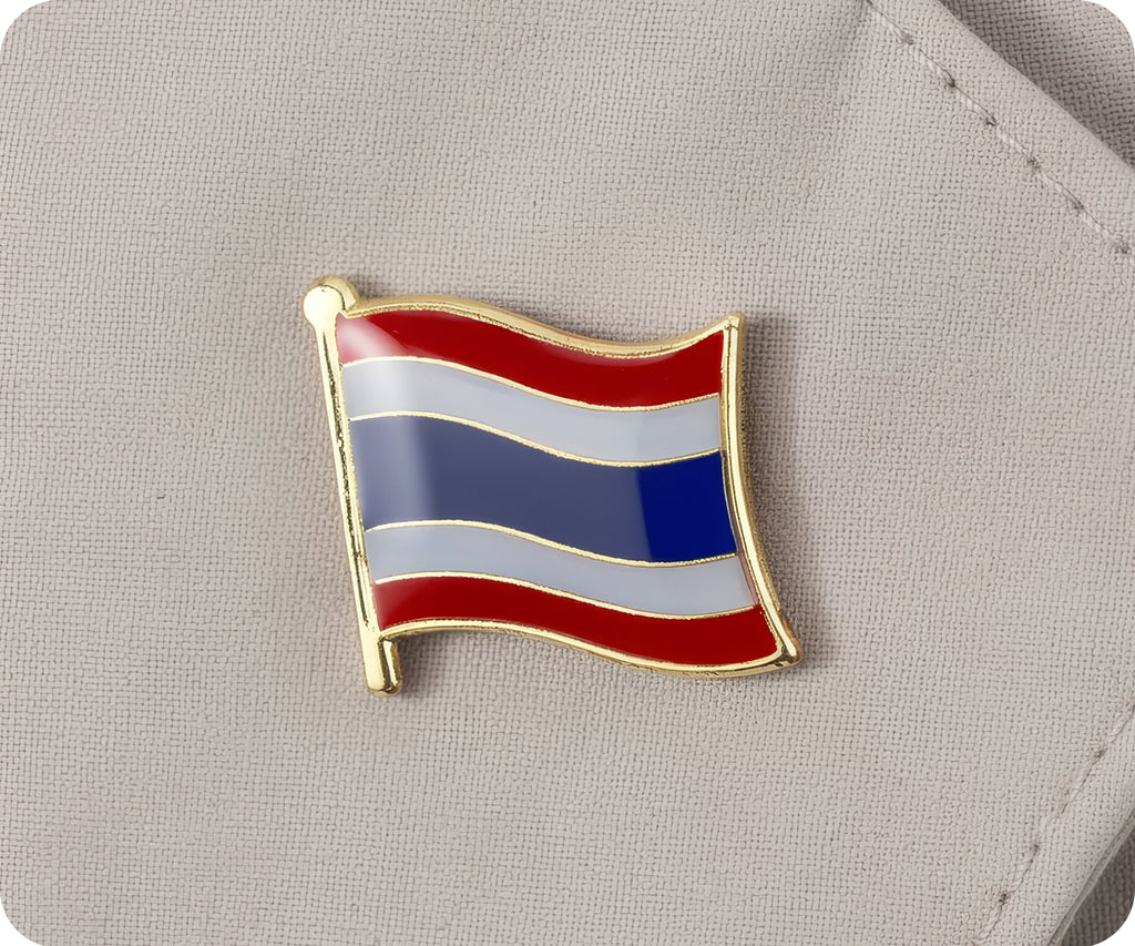Thailand Flag Pin Badge