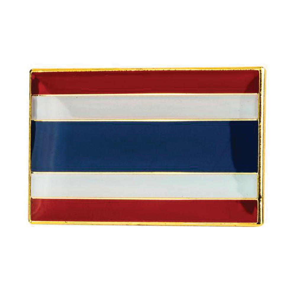 Thailand Rectangle Pin Badge – Panda Loco