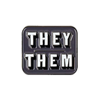 Pronoun Thay/Them Pin Badge